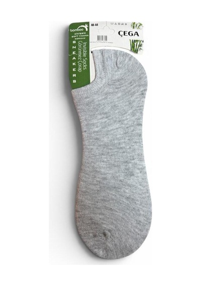 Çega Socks Erkek Görünmez Bambu Dikişsiz Sneaker Çorap 12'li Çok Renkli Çok Renkli