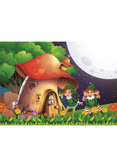 Art Kids 24+35 Parça Mantar Evler Eğitici Çocuk Puzzle