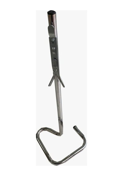 Yangın Tüpü Sehpası Dekoratif Krom Üçgen Ayaklı Beyaz - 61415754 Beyaz - 61415754 Beyaz