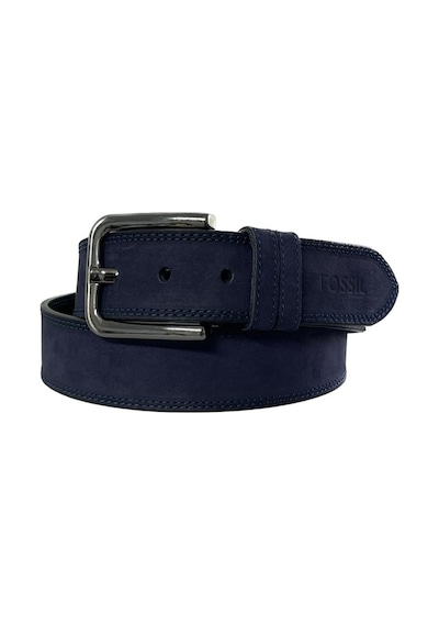Fossil Lacivert Rengi Hakiki Deri 4 Cm Erkek Kemeri -115 Cm Lacivert