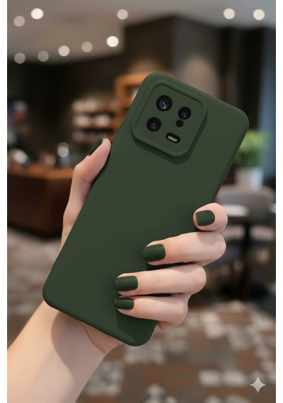 Xiaomi Mi 13 Kılıf Içi Kadife Süet Tasarımlı Kamera Korumalı Silikon A Kalite Lansman Kapak