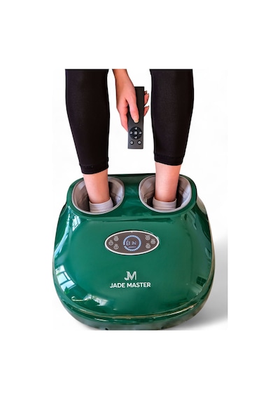 Jade Master Ayak Masaj Aleti Hava Sıkıştırma Aparatlı Ayak Bacak Masaj Aleti Yeşil