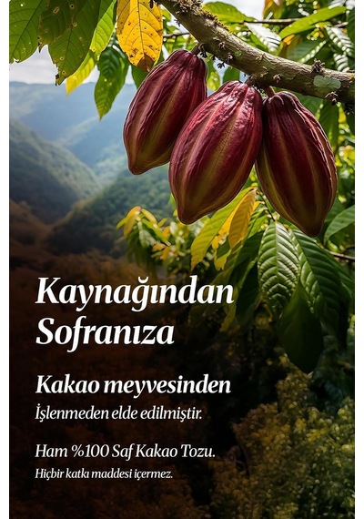 Ham Kakao Tozu 140 Gr. Doğal Ve Katkısız