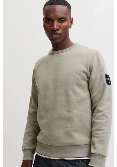 Jack & Jones Jjcleveland Erkek Sweatshirt Haki