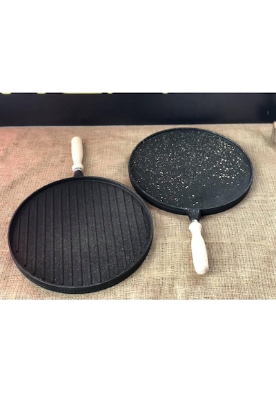 36 Cm Döküm Çift Taraflı Gözleme/ızgara Tavası Diğer