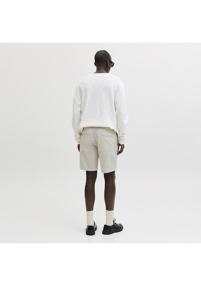 Erkek Keten Cepli Chino Sort - Dave - 12229629 Dusty Olive