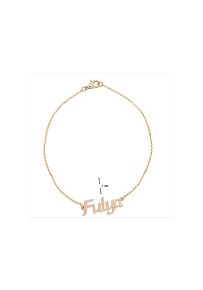 Fulya - 937 - İsimli - Muratech - Kolye -sarı altın