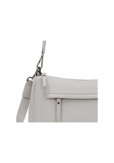 Smart Bags Twill Dimi Kumaş Kadın Omuz Çantası 3325 Vizon