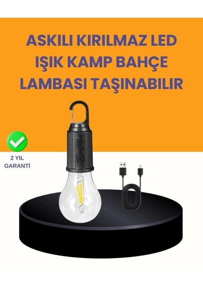 Zenvia Çok Yönlü Asma Kancalı Kamp Işığı Znv2026 Çok Renkli