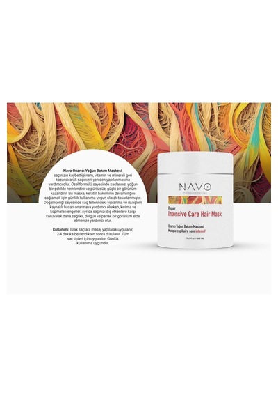Yıpranmış Saçlar Için Onarıcı Yoğun Bakım Saç Maskesi / Intensive Care Hair Mask