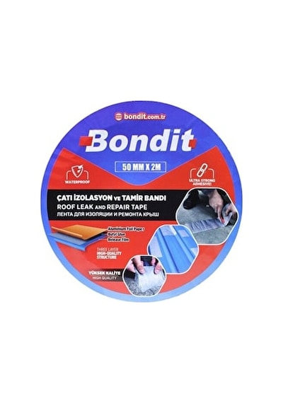 Bondi Çatı Izolasyon Ve Tamir Bandı 50 Mm X 2 Mt