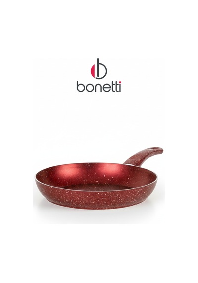 Bonetti Granit Tava - 24 Cm Kırmızı Kırmızı