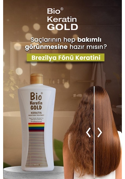 Bio Keratin Gold Brezilya Fönü Keratini 700 ML Bio Keratin Gold Brezilya Fönü Keratini 700 ML