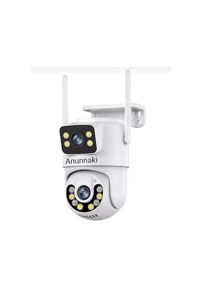 Ip Ptz Full Hd Wifi Güvenlik Kamerası V380 Pro Smart Gece Görüşlü Ses Kayıtlı Çift Lensli Kamera