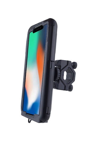 Teknonet Pds-dc2 Bisiklet-motosiklet 360 Dönerli Telefon Tutucu - Siyah Siyah