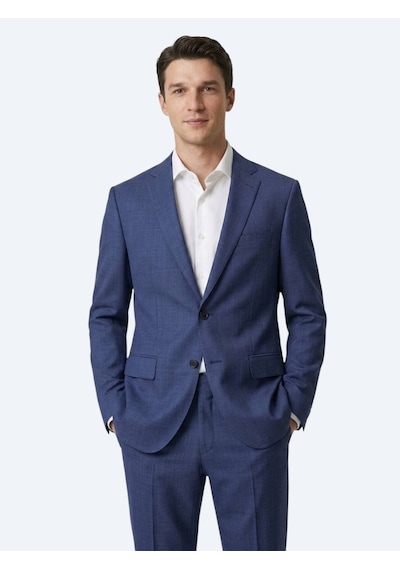 Kip Saks Mikro Slim Fit %100 Yün Takım Elbise