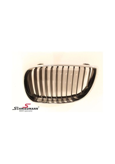 Bmw 1 Serisi 2004-2007 Ön Panjur Nikelaj Siyah Sol Oem No: 51137127227