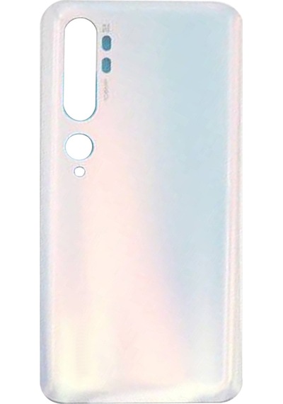 Teknonet Xiaomi Mi Note 10 Pro Uyumlu Batarya Kapağı - Beyaz Beyaz