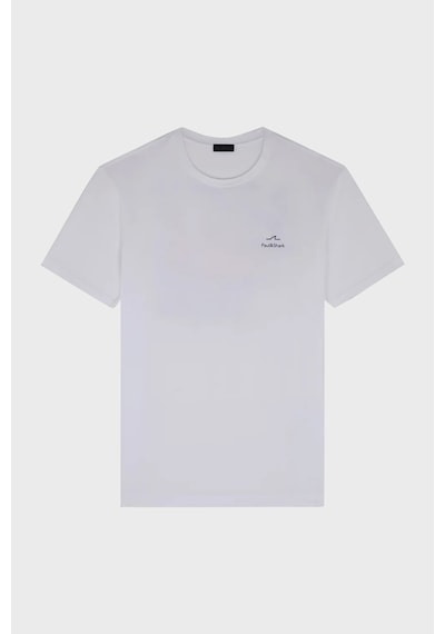 Paul & Shark Erkek T Shirt 24411087 010 Beyaz Beyaz
