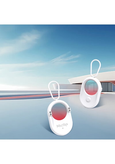 Micflip S05 İos Cihazlar İçin Find My Özellikli Gizli Kamera Dedektörü Ve Alarm Cihazı Beyaz
