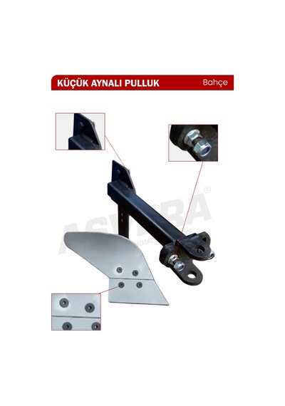 Küçük Aynalı Tekli Pulluk