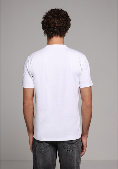 Colin's Colins Regular Fit Yuvarlak Yaka Düz Erkek Beyaz Kısa Kol Tişört Cl1080108 Q1.v1 Wht Beyaz