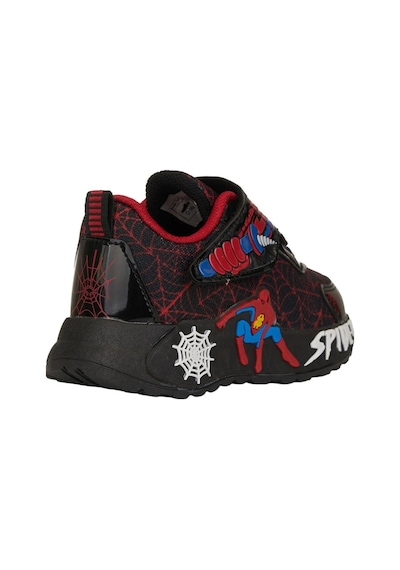 Spıderman 838 Erkek Çocuk Işıklı Sneaker Siyah