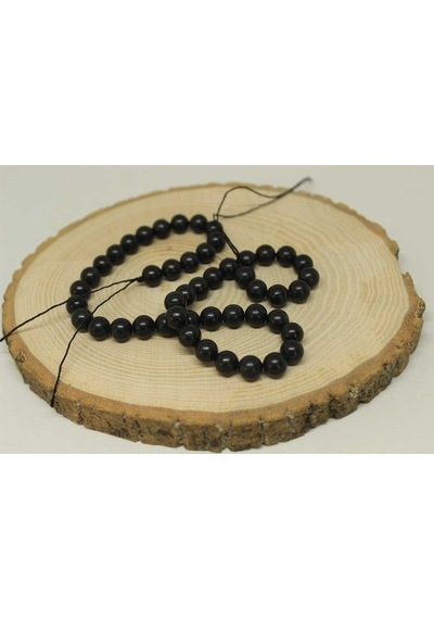Shungite (Şungit) Taşı Dizi 8Mm