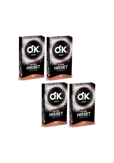 Okey Ultra Hisset Prezervatif 10'lu x 4