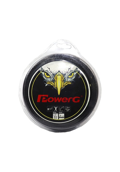 Powerg Misina Siyah Tırtıklı 4.0mm 25mt