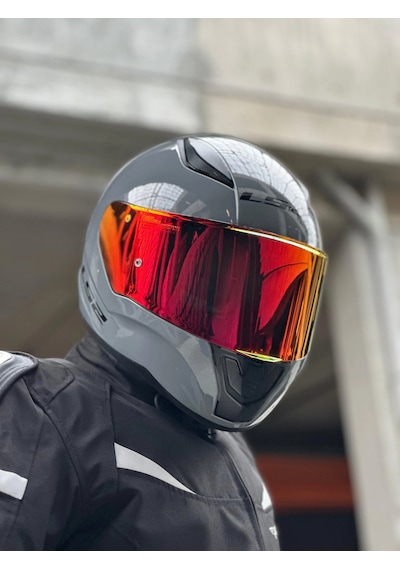 Ls2 Rapid 2 Race Nardo Gri Kask + Şeffaf Vizör Çok Renkli