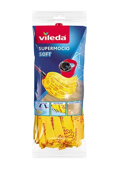 5 Adet Vileda Supermocio %30 Mikrofiberli Soft Yedek Paspas
