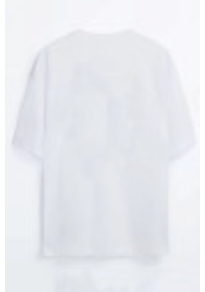 Street Cats - Sokak Kedileri Oversize T-shirt Beyaz