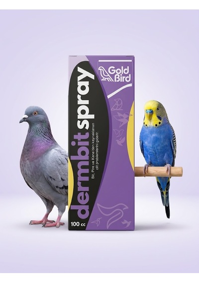 Gold Bird Dermbit Sprey 100 Cc Güvercin Ve Muhabbet Kuşu Cilt & Tüy Bakım Spreyi