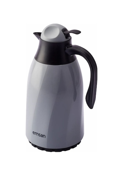 Emsan Sırça Termos 1.3 L Gri