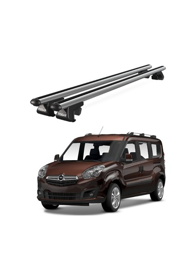 Venüs Opel Combo 2012-2018 Uyumlu Gri Ara Atkı Port Bagaj Tavan Barı