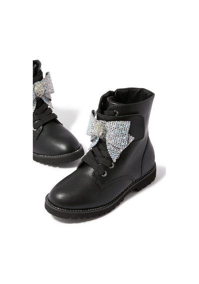 Kurt Geiger Çocuk Kensington Fiyonk Botlar Siyah