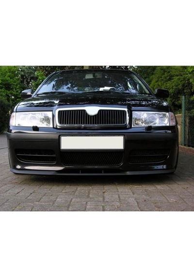 Skoda Octavia Uyumlu Ön Tampon Eki Cupra Lip Mat Siyah Body Kit