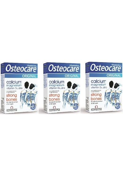 Osteocare-Calcium Magnesium Vitamin D3 Zinc - 30tablet 3 Adet
