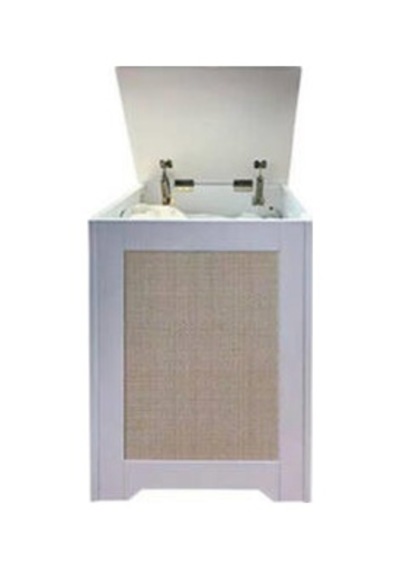 Panalı Pnl-bm5535 Rattan Çamaşır Sepeti Demonte Ahşap
