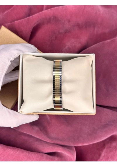 Zetro Vintage Gold-gümüş Kordon Kadın Kol Saati