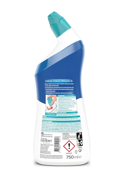 Porçöz Tuvalet Temizleyici Jel Okyanus Esintisi 750 Ml