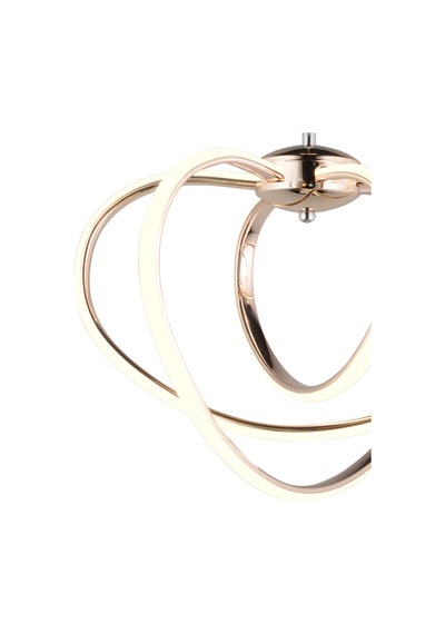 Ld 067 Model Gold 3 Renkli Salon Ve Oturma Odası İçin İdeal Alüminyum Avize, 45x70 Gold
