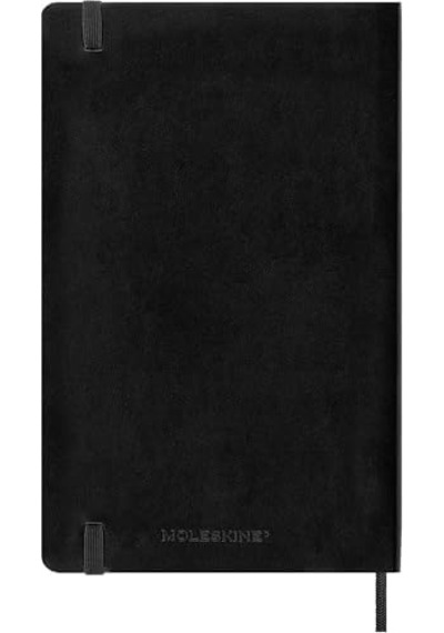 Moleskine Soft Large Plain Notebook Black