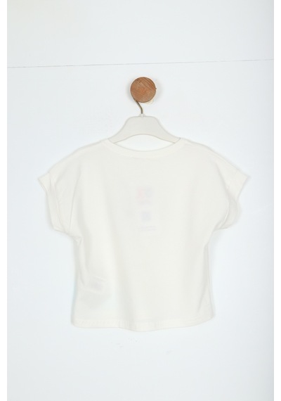 Xo Kids Kız Çocuk Tişort 1-4 Yaş 38628 Ekru