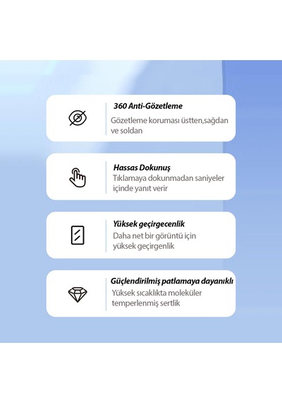 Lito D+ Pro Toz Filtreli Privacy Apple Uyumlu iPhone 13 Pro Max/14 Plus Privacy Ekran Koruyucu