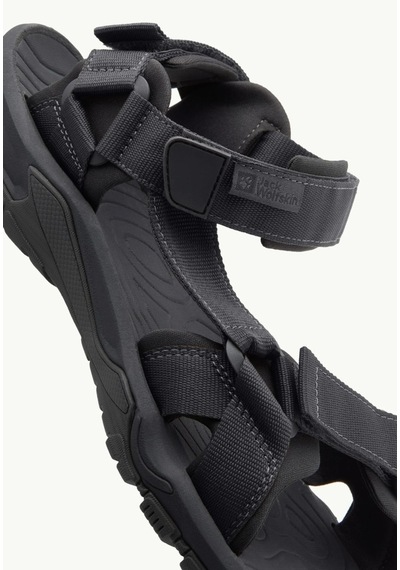 Jack Wolfskin 4019021 6350 Lakewood Ride Sandal M Phantom Erkek Sandalet Siyah