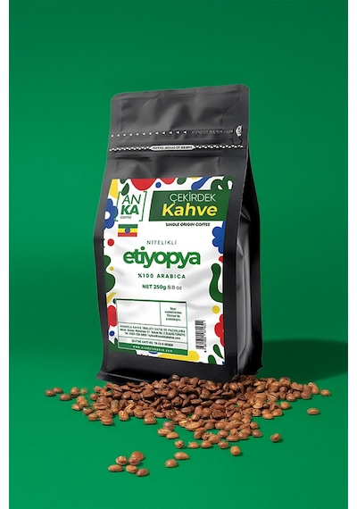 Etiyopya Yirgacheffe Nitelikli Filtre Kahve Çekirdeği 250 G %100 Arabica Grade 1