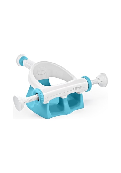 Summer Infant Oturmak İçin Banyo Koltuğum, Destekli Oturma İçin Sırtlık, Kolay Kurulum Ve Saklama, Aqua