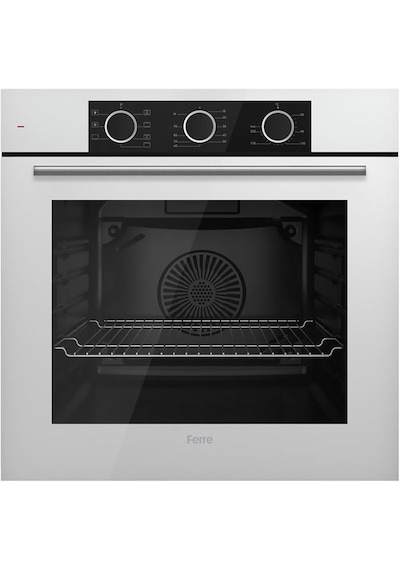 Ferre Flowart Basıc Serisi XE62CB - CS206 - D087 Beyaz Ankastre Set
